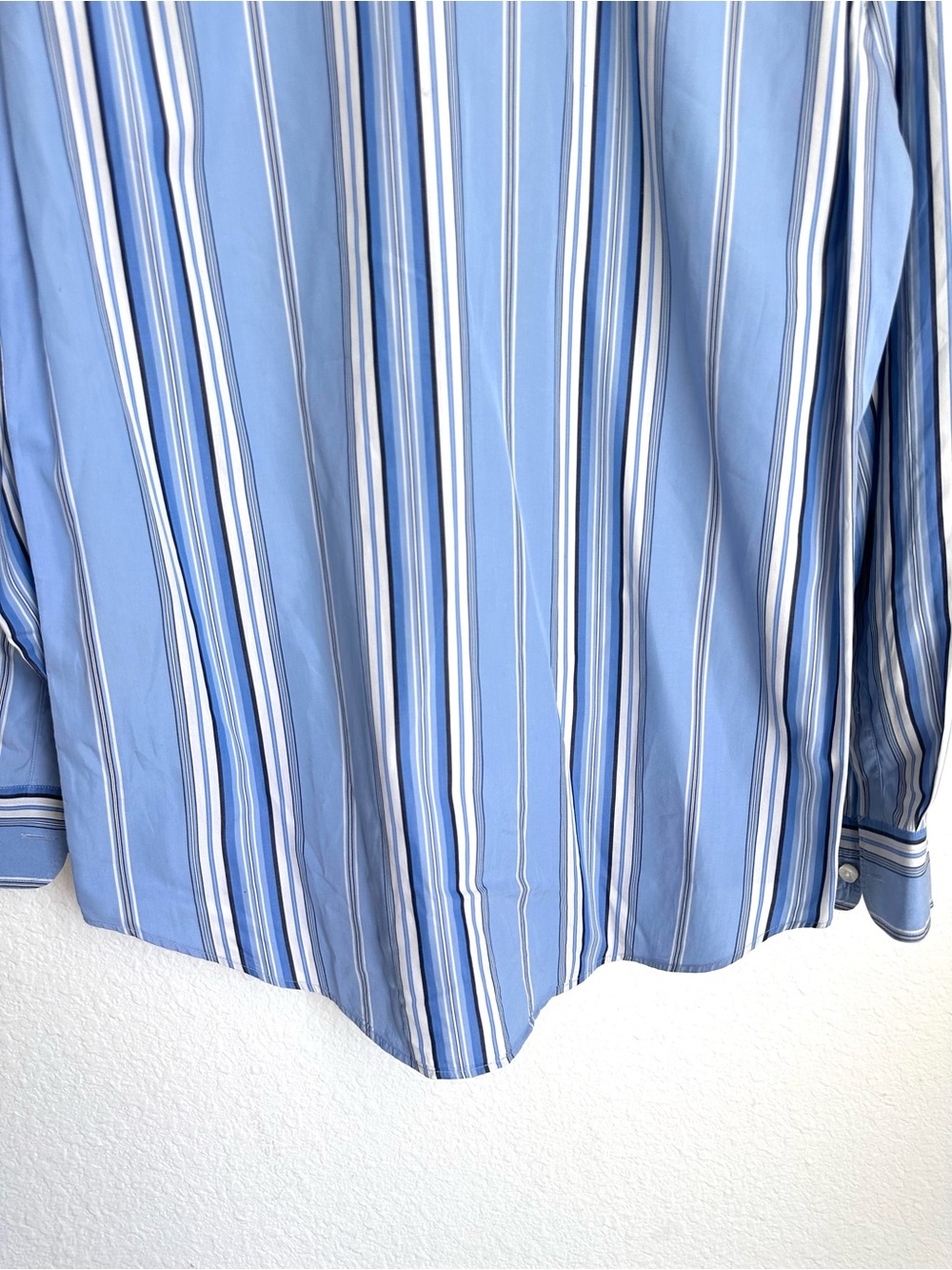 RALPH LAUREN Purple Label Men's Striped Button‎ Down cotton Shirt Size Medium - Picture 16 of 17